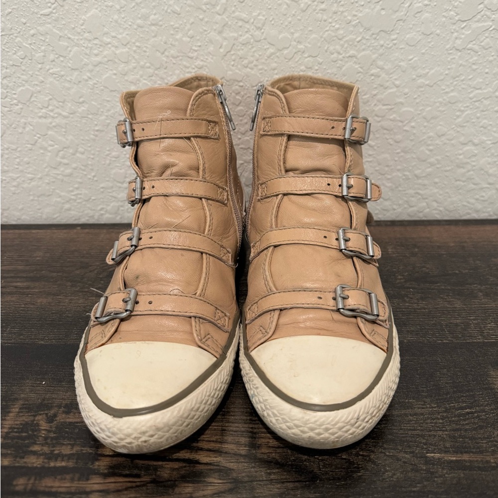 ASH LEATHER HIGHTOPS NUDE SIZE 39